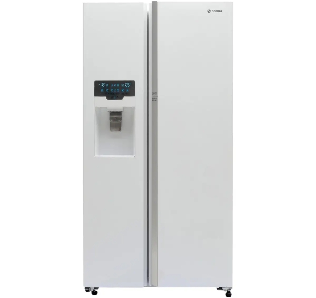 یخچال فریزر ساید بای ساید اسنوا مدل ARS3DI-L300SS استیل-ظرفیت ۳۵فوت با بار خانگی-رنگ استیل