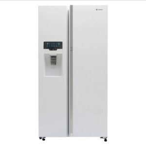یخچال فریزر ساید بای ساید اسنوا مدل ARS3DI-M200W ظرفیت ۳۲ فوت با بار خانگی-رنگ سفید
